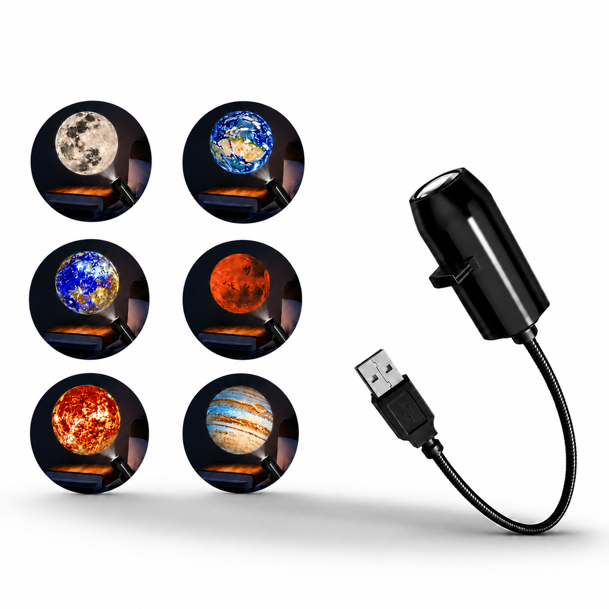 Cosmira™ | Projecteur de Lune et Galaxie 360°