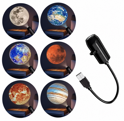 Cosmira™ | Proyector de Luna y Galaxia 360°
